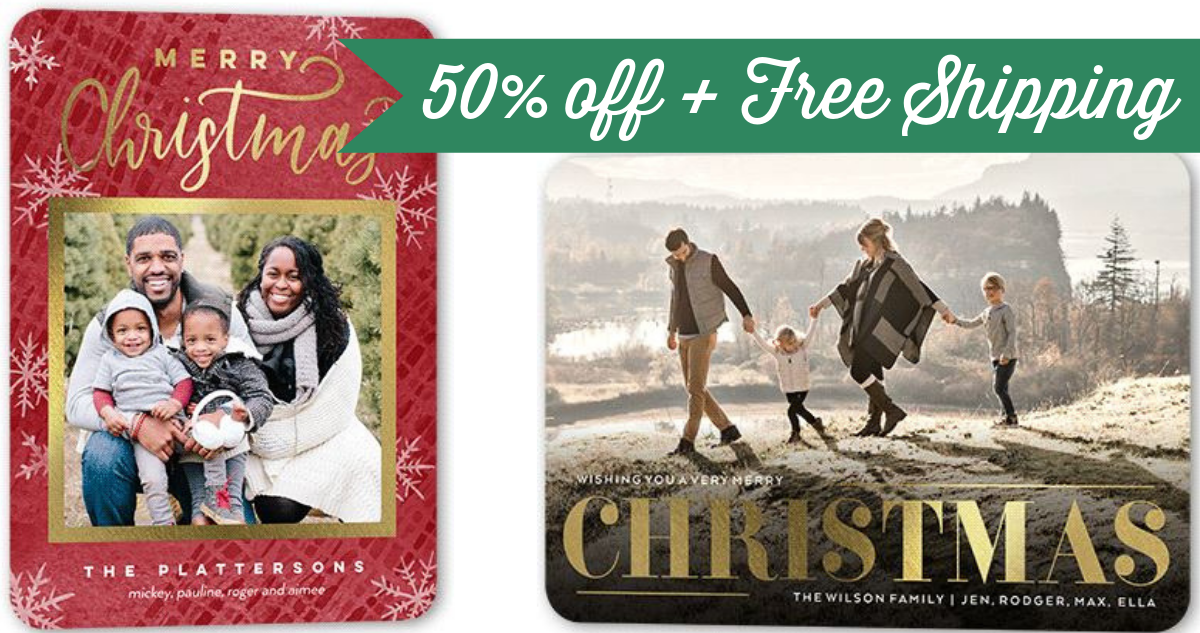 Shutterfly Coupon Code 50 off Holiday Cards + Free Shipping My