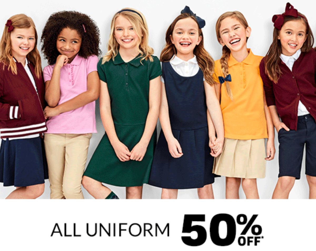 The Children's Place School Uniforms Starting at 5.47 My Discount