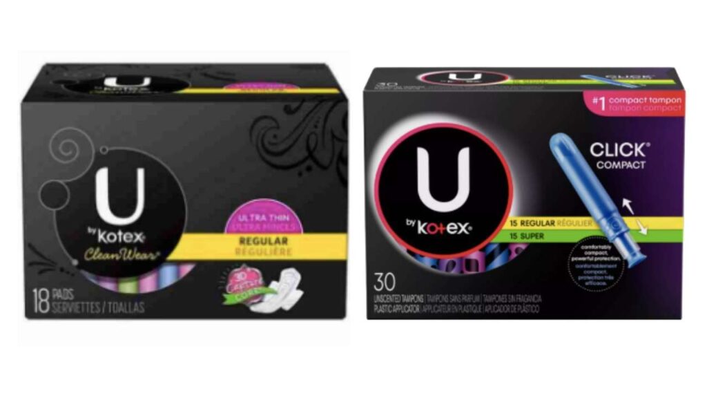 U by Kotex Coupon Pads for 1.15 & Tampons for 32¢ My Discount